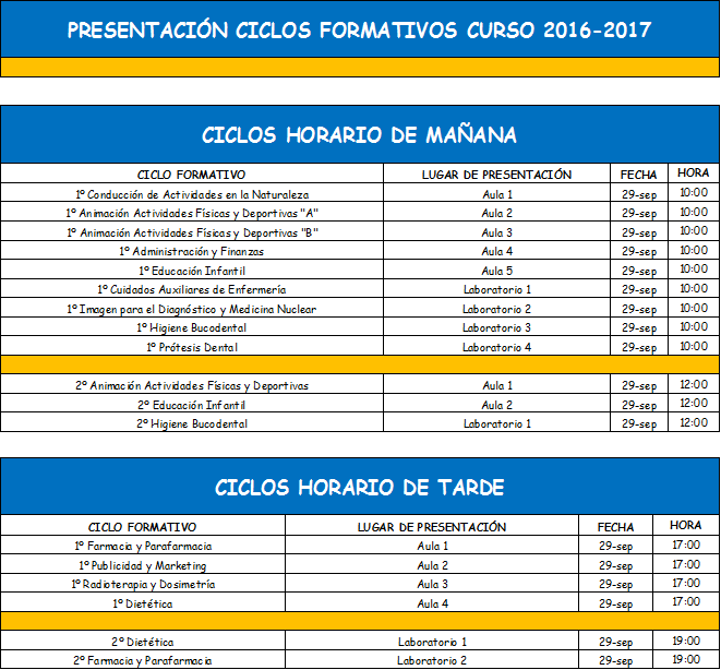 horarios-presentacion-grados-2016-2017