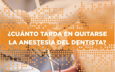 ¿Cuánto tarda en quitarse la anestesia del dentista?